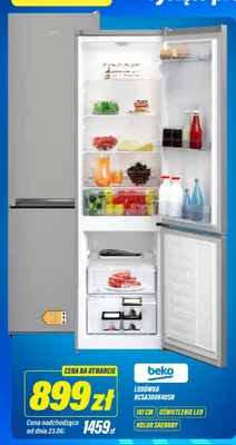Lodówka Beko srebrna promocja w RTV EURO AGD