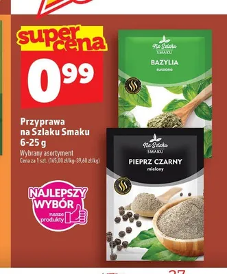 Przyprawa Bazylia suszona Na Szlaku Smaku promocja w TOPAZ