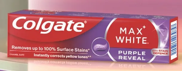 Pasta do zębów Colgate Max White Purple Reveal promocja w Hebe