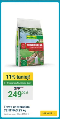 Trawa uniwersalna Centnas 25 kg promocja w ERLI