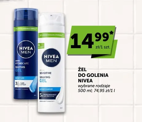 Żel do golenia Nivea Men Hydrocare promocja w ABC