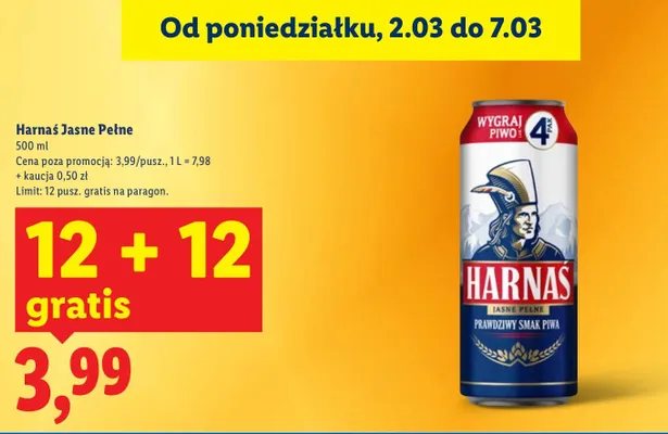 Piwo promocja w Lidl