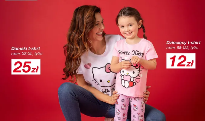 Hello Kitty damski t-shirt promocja w KiK