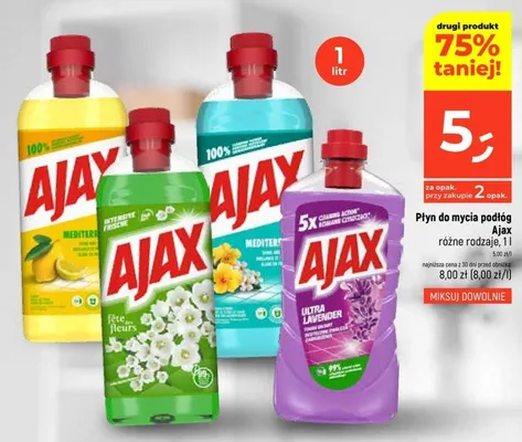 Płyn do mycia podłóg różne rodzaje promocja w Dealz