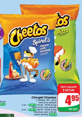Chrupki Cheetos Pizza promocja w Dino