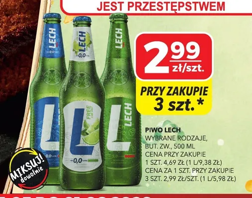 Piwo Lech promocja w Top Market