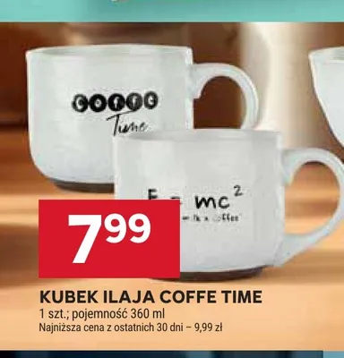 Kubek Ilaja Coffe Time promocja w Stokrotka