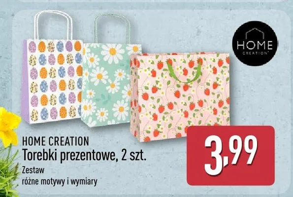 Torebki prezentowe, 2 szt. promocja w Aldi