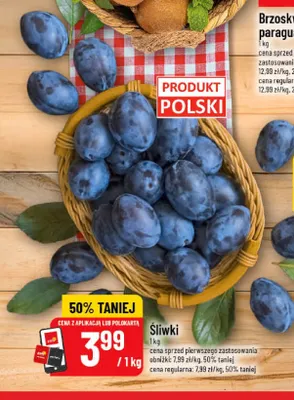 Śliwki polskie promocja w POLOmarket