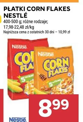 Płatki Corn Flakes Nestlé promocja w Stokrotka