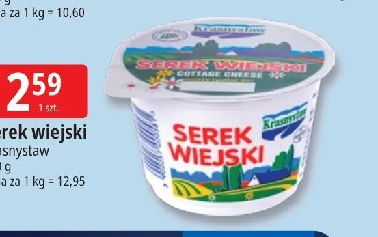 Serek wiejski Krasnystaw promocja w Leclerc