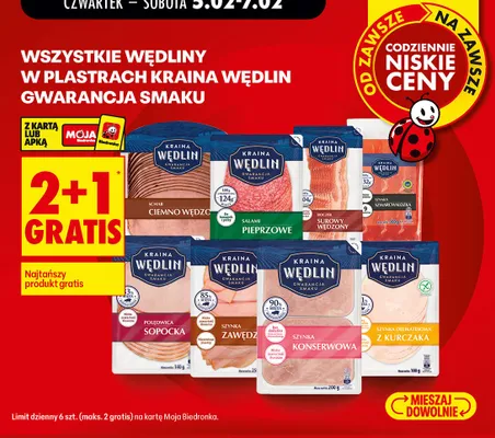 Wędliny Kraina Wędlin polędwica sopocka promocja w Biedronka