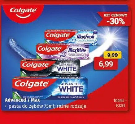 Pasta do zębów 75ml, różne rodzaje promocja w Drogeria Kosmyk