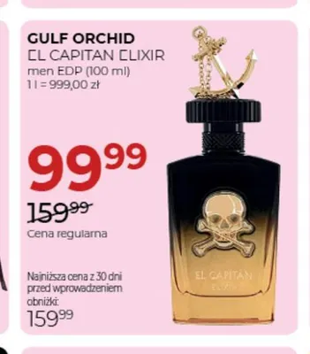 Woda perfumowana El Capitan Elixir Gulf Orchid promocja w Drogerie Jawa