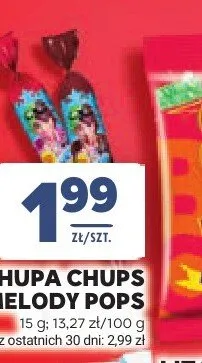 Lizak Chupa Chups Melody Pops promocja w Stokrotka