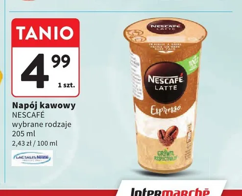 Napój kawowy Nescafé Latte Espresso promocja w Intermarche