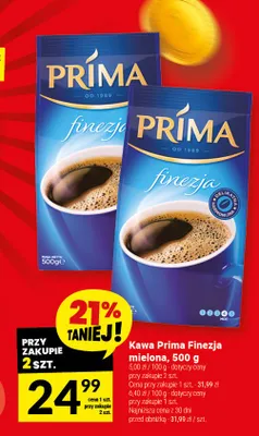 Kawa mielona Prima Finezja promocja w Twój Market