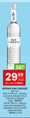 Wódka Pan Tadeusz promocja w Twój Market
