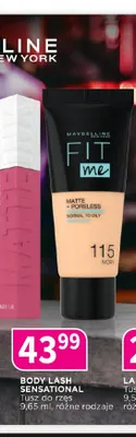 Tusz do rzęs Body Lash Sensational Maybelline New York promocja w Drogerie Polskie