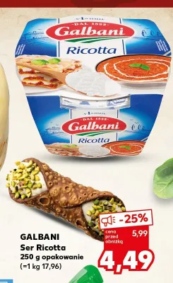 Ser Ricotta Galbani promocja w Kaufland
