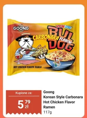 Ramen Korean Style Carbonara Hot Chicken Flavor Goong promocja w Dino
