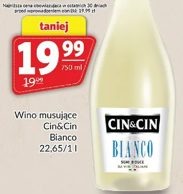 Wino musujące Bianco promocja w Prim Market