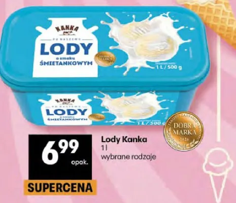 Lody Kanka promocja w Delikatesy Centrum
