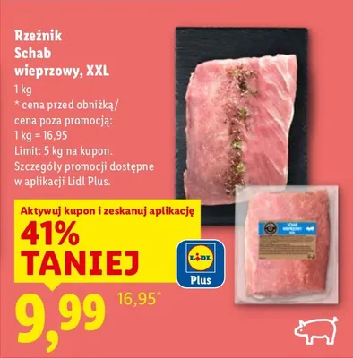 Schab wieprzowy XXL promocja w Lidl