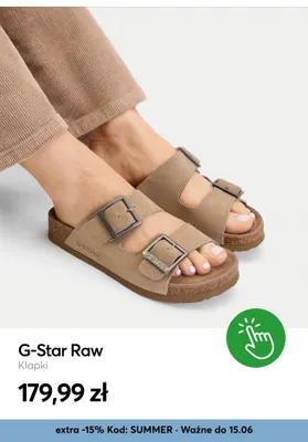 Klapki G-Star Raw promocja w eobuwie.pl