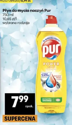 Płyn do mycia naczyń Pur Power Lemon promocja w Delikatesy Centrum