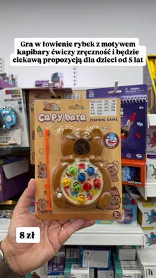 Gra zręcznościowa łowienie rybek Capybara Fishing Game promocja w Pepco