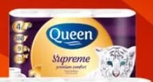 Papier toaletowy Queen Supreme promocja w Biedronka
