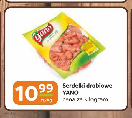 Serdelki drobiowe Yano promocja w Gama