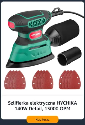 Szlifierka elektryczna Hychika Detail promocja w Amazon