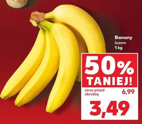 Banany luzem promocja w Kaufland