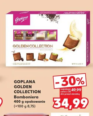 Bomboniera Goplana Golden Collection promocja w Kaufland