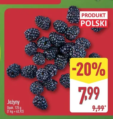 Jeżyny polskie promocja w Aldi