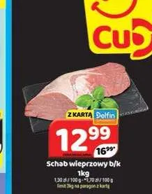 Schab wieprzowy bez kości promocja w Delfin