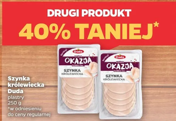 Szynka królewiecka Duda promocja w Netto