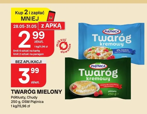 Twaróg Mielony Chudy Piątnica promocja w Chorten