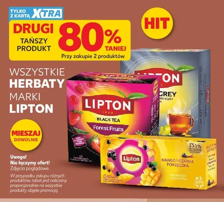 Herbata czarna Lipton Forest Fruits promocja w Kaufland