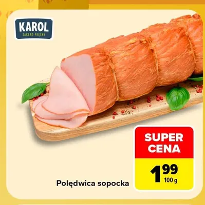 Polędwica sopocka Karol promocja w Carrefour Market