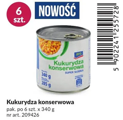 Kukurydza konserwowa promocja w Makro