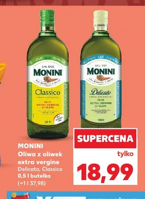 Oliwa z oliwek extra vergine Monini Delicato promocja w Kaufland