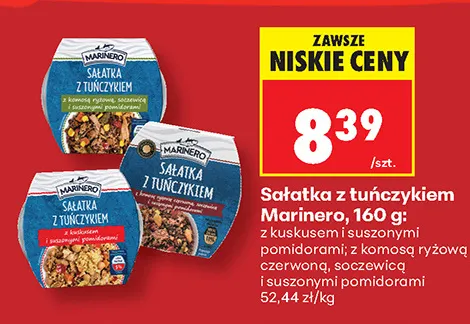 Sałatka z tuńczykiem z kuskusem i suszonymi pomidorami Marinero promocja w Biedronka