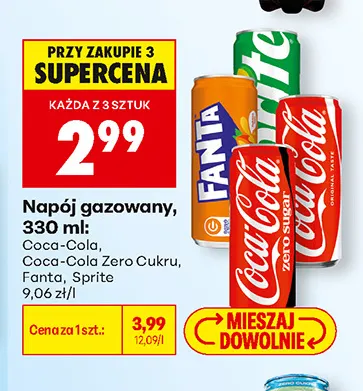 Napój gazowany Coca-Cola promocja w Biedronka