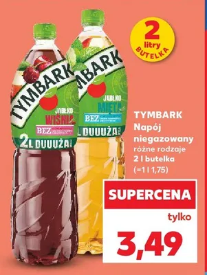 Napój niegazowany Tymbark promocja w Kaufland