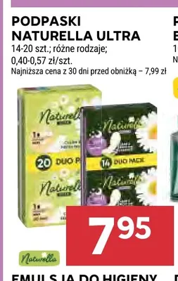 Podpaski Naturella Ultra promocja w Stokrotka