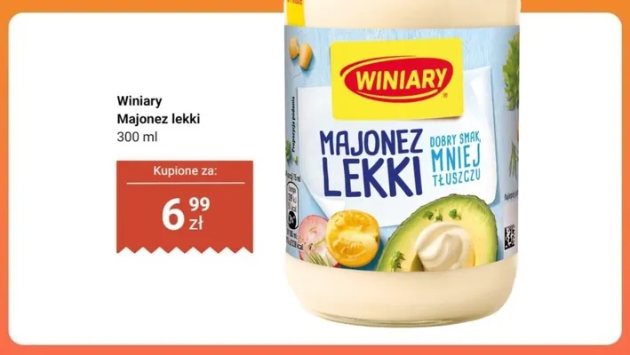 Majonez lekki Winiary promocja w Dino