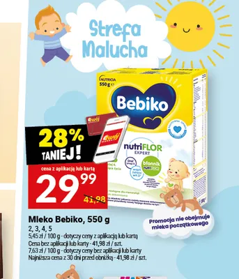 Mleko modyfikowane Bebiko 2 promocja w Twój Market